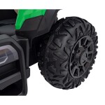 Mamido Detský elektrický traktor BLAST s prívesom 2x200W zelený
