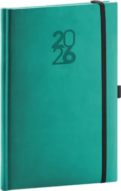 NOTIQUE Týždenný diár Aprint Top 2026, tyrkysový, 15 x 21 cm (PGD-TA5AT-6002)