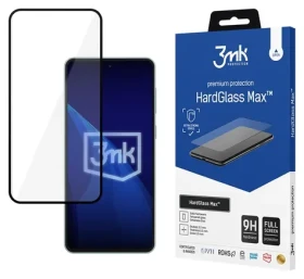 3mk HardGlass Max Black / Tvrdené sklo / Samsung Galaxy M55 / 9H / 0,3 mm