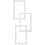 MEXEN - Grid vykurovací rebrík/radiátor dekoratívny 870 x 360 mm, 209 W, biela W215-0870-360-00-20