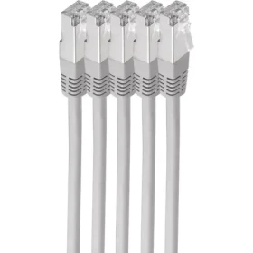 Shiverpeaks Cat6 S/FTP 0,5 m šedá / Patch kábel / RJ-45 / 5 ks (BS75711-H0.5-SET5)