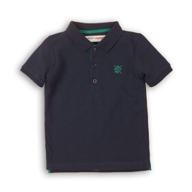 Tričko chlapčenské Polo s krátkym rukávom, Minoti, 1POLO 2, tmavo modrá - 74/80 | 9-12m