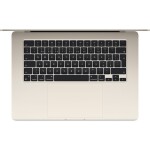 Apple MacBook Air 15 M3 2024 CZ Starlight / Apple M3 4.0GHz / 8GB / 256GB / Apple 10-jadrová iGPU / macOS (MRYR3CZ/A)