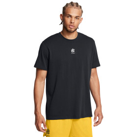 Tričko Under Armour Curry Hvyweight Logo Tee Black L