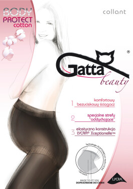 Dámské punčochové kalhoty Gatta Body Protect Cotton Barva: nero/černá, Velikost: