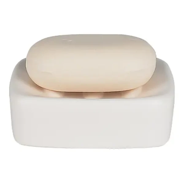 Spirella RETRO mydlenka biela / keramika (7610583080738)