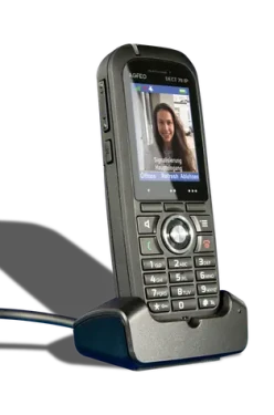 AGFEO DECT 70 IP čierna / DECT slúchadlo / 2 "farebný displej / Bluetooth / handsfree (6101576)