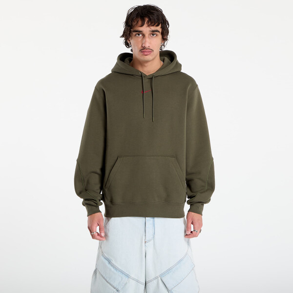 Mikina Nike x NOCTA Men's Fleece Hoodie Cargo Khaki/ Team Red L