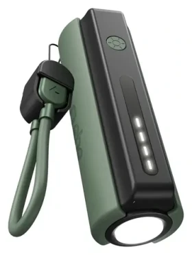 SBS WILD gear Power Bank 5000 mAh čierna / Powerbanka / USB-C kábel