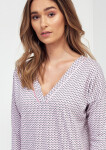 Cana 102 3/4 tričko S-XL růžovo-šedá M