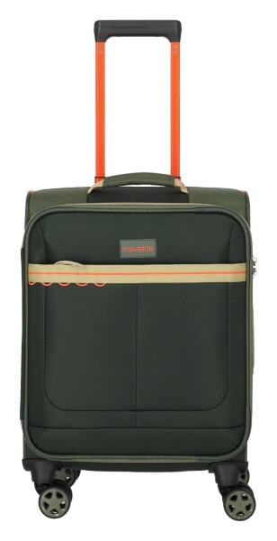 Malý textilný kufor Travelite Color Craze S Olive