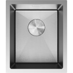 MEXEN - Trixo oceľový drez 1-bowl 370 x 440 mm, nerez HC 6412371000-01HC