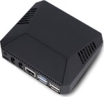 Argon40 Obudowa Argon ONE V3 M.2 NVMe PCIe do Raspberry Pi 5 - z ventilátorem i radiatorem - aluminiowa - Čierna}