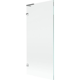 MEXEN/S - Lunar L vaňová zástena FIX 80 x 150, transparent, chróm 897L-080-000-01-00