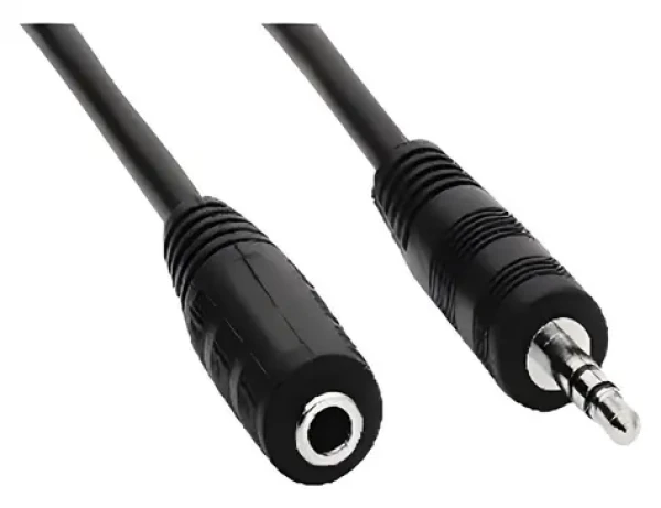 OEM Predlžovací kábel Jack 3,5 mm čierna / Audio kábel / Jack 3,5 mm (M) - Jack 3,5 mm (F) / 10 m (11.99.4359)