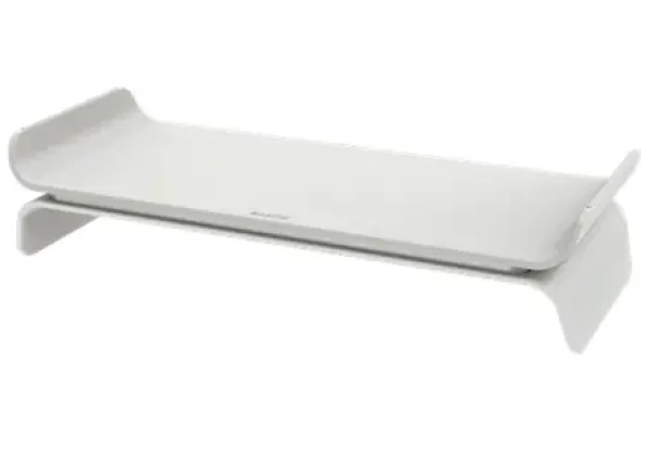 Leitz Ergo bielo-šedá / Stojan pod monitor / Výškovo nastaviteľný / do 27" (65040085)