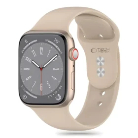 Tech-Protect Silicone Strap hnedá / Remienok pre Apple Watch / 42/44/45/49 mm / silikón