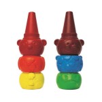 ALPINO Alpino Baby farebné detské voskovky na prsty 6ks