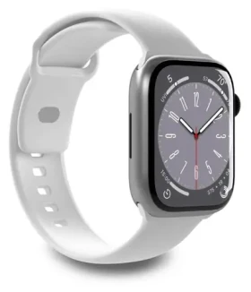 Puro ICON biela / Remienok pre Apple Watch / 38/40/41 mm / Silikón (PUICNAW40WHI)