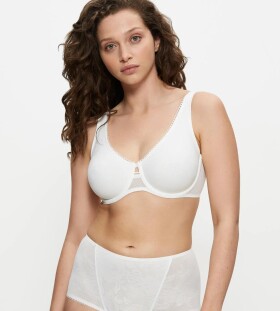 WILD ROSE SENSATION - Minimizer: opticky o jeden košíček menší, prirodzene zaoblený Triumph SILK WHITE 90F