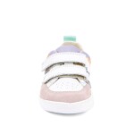 Dievčenské barefoot textilné tenisky LOOP WHITE/LILA Froddo G3130282-8 - 25