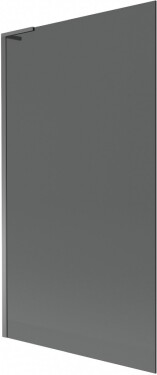 MEXEN/S - Next L vaňová zástena FIX 100 x 150, grafit, grafit metal 895-100-000-03-40-95