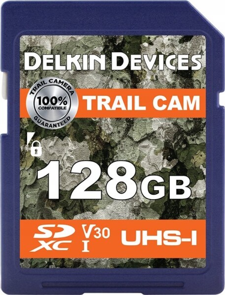 Delkin Trail Cam SDXC 128 GB Class 10 UHS-I V30 (DDSDTRL128G)