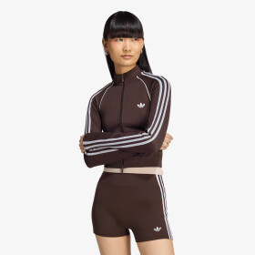 Mikina adidas Essentials 3 Stripes Seamless Tracktop Aurora Coffee L