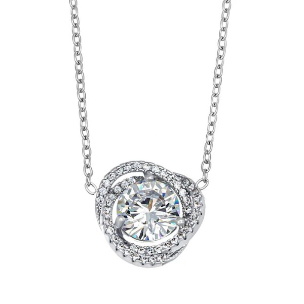 CRYSTalp Elegantný dámsky náhrdelník s kryštálmi Ray 32334.R