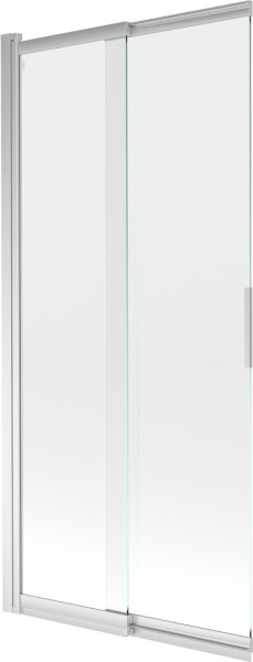 MEXEN - Fox 2-krídla posuvná vaňová zástena 85 x 150, transparent, chróm 891-085-002-01-00