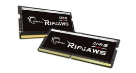 G.Skill Ripjaws čierna 64GB (2x 32GB) 5600MHz / DDR5 / CL40 / SO-DIMM / 1.1V / XMP 3.0 (F5-5600S4040A32GX2-RS)