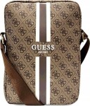 Guess Guess 4G Stripes Tablet Bag - Taška na tablet 10" (Hnedý)