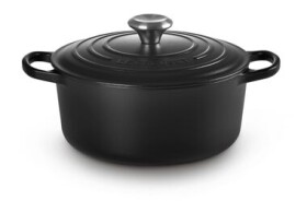 Le Creuset Signature Hrniec s pokrievkou 24 cm čierna (21177240000430)