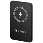 Verbatim Charge 'n' Go čierna / Magnetická bezdrôtová powerbanka / 5000 mAh / USB-C / MagSafe / 15-20 W (32240)