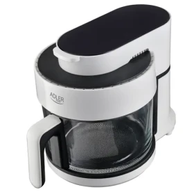 Adler AD 6316 čierno-biela / Fritovací hrniec / 1400W / 3 L / 80 ° C - 200 C ° / sklenená misa (AD 6316)