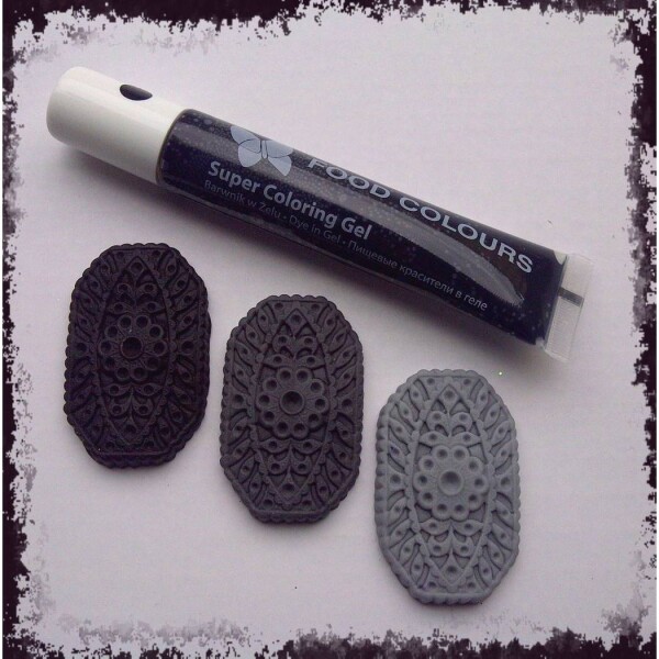 Gélová farba tubička (Black) čierna 20 g - Food Colours - Food Colours