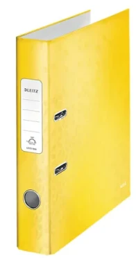 Leitz 180° WOW Polaminovaný pákový zakladač A4 50mm žltá / až 350 listov A4 (10060016)