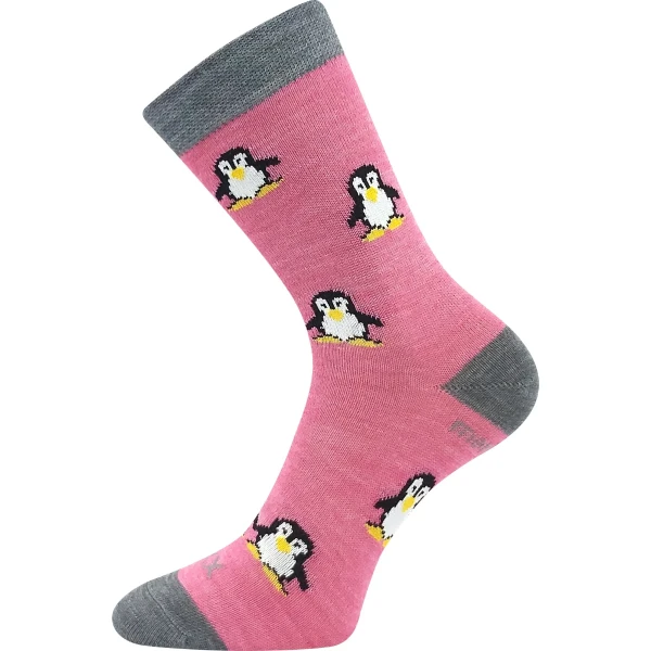 VOXX ponožky Penguinik pink 1 pár 20-24 120113