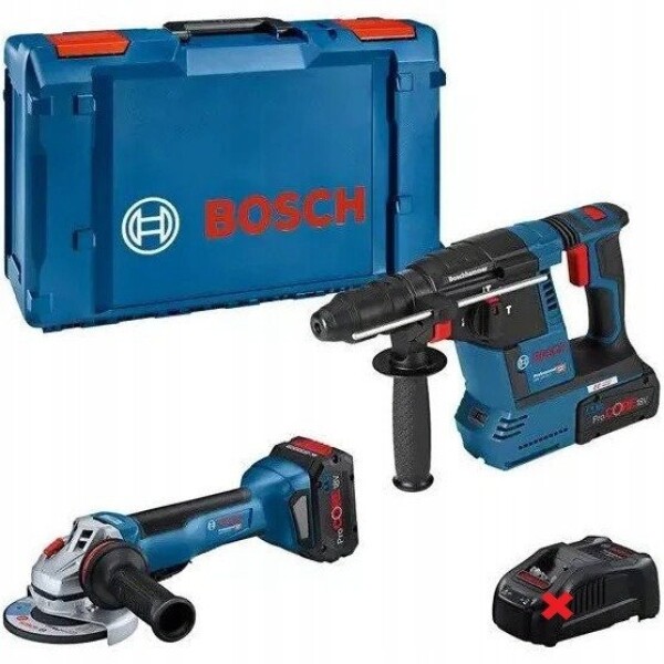 Bosch GBH18V-26+GWS18V-10PC+2xPC5.5Ah+GAL XLB