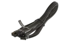 Seasonic 12VHPWR PCIe 5.0 Adapter pre napájanie grafických kariet - čierny oplet (12VHPWR-cable-black)