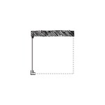 OLSEN SPA - Pevná stena RUTIS - FARBA rámu - Hliník leštený, Rozmer A - 90, Smer zatvárania - Univerzálny Ľavé / Pravé, Výplň - Číre bezpečnostné sklo - 6 mm OLBFIXGLA90CC