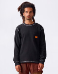 Service Works Waffle Contrast Thermal LS Tee Black/White M