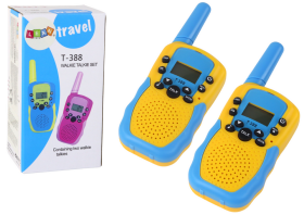 Mamido Detské vysielačky Walkie Talkie žltomodré