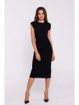 Midi šaty bez rukávov S382 čierne - Stylove XL