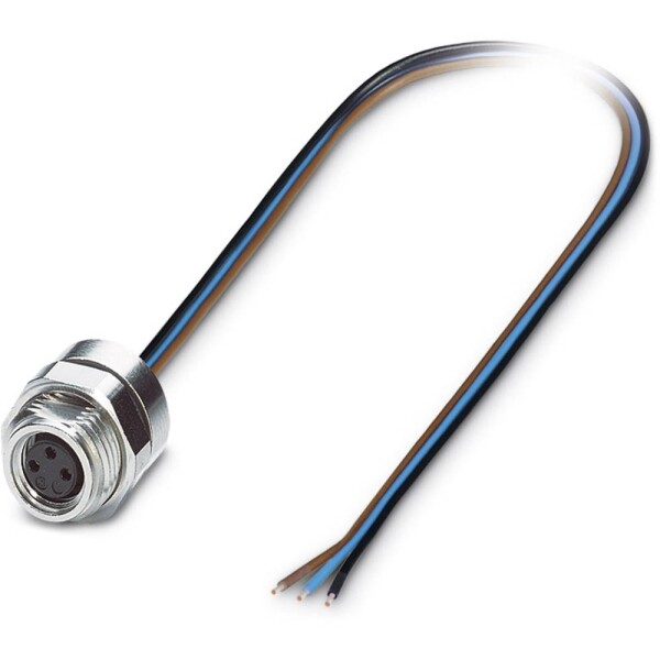Flush-type connector SACC-DSI-M 8FS-3CON-M12/0,5 1453449 Phoenix Contact; 1453449