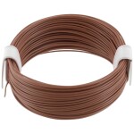 Econ connect KL004BR10 opletenie / lanko, 1 x 0.04 mm², hnedá, 10 m; KL004BR10