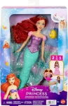 Mattel Bábika Disney Princess Ariel s kúzelnou premenou JLK19