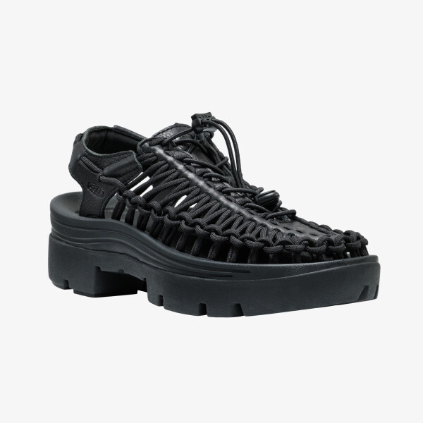 Tenisky KEEN Uneek Plt All Gender Black Smooth Lea EUR 37