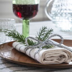 MADAM STOLTZ Trblietavé stuhy Gold / Silver – set 2 ks