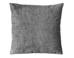 Dekoračný vankúš Chenille Cross 45x45 cm, šedý%